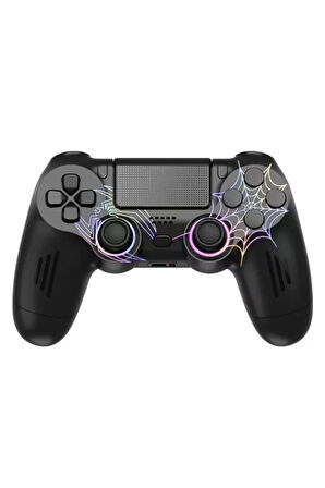 Aırstorr Airstorr PS3/PS4/PC Uyumlu Joystick RGB Desenli Işıklı Çift Motor Bluetooth Oyun Konsol Uyumlu