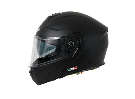 Sway SW 917 DOUBLE VİZOR PINLOCK READY MAT BLACK KASK