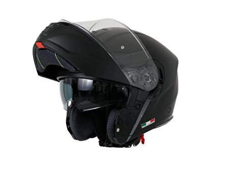 Sway SW 917 DOUBLE VİZOR PINLOCK READY MAT BLACK KASK