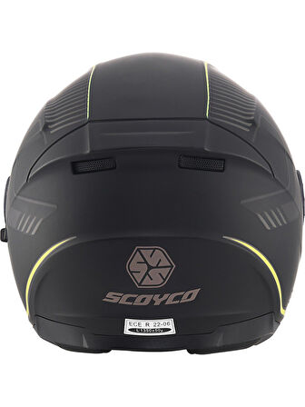 Scoyco 669 Cavalry Yarım Kask (Güneş Vizörlü)