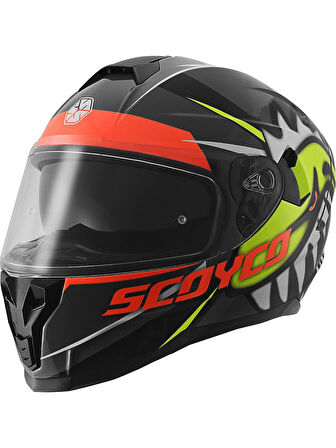 Scoyco 869 Shark Full Face Kask