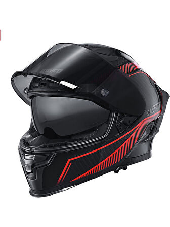 Scoyco 871 Fire Full Face Kask