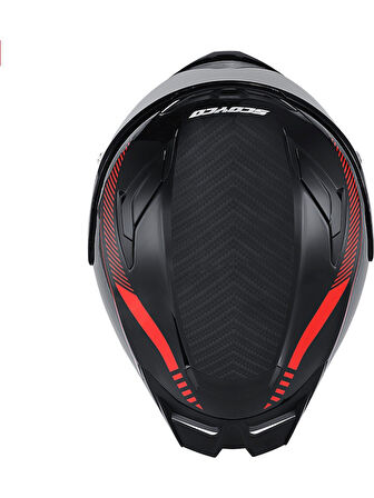 Scoyco 871 Fire Full Face Kask