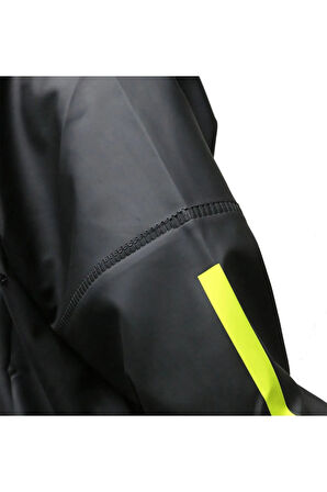 Dikişsiz Fermuarlı Pvc Alt Üst Takım Motorcu Yağmurluğu