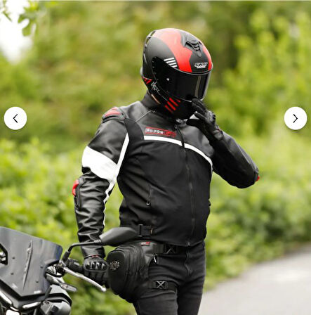 Forte GT AR54 3 Mevsim Motosiklet Montu Red