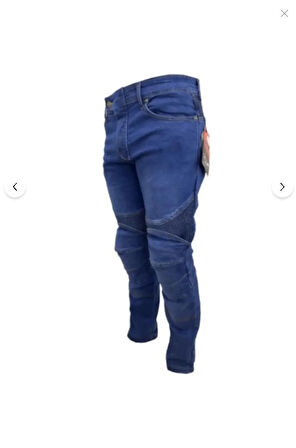 Prosev Kışlık Titanyum Korumalı Motosiklet Pantolon MAVİ