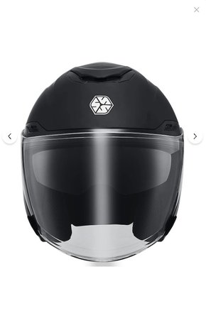 Scoyco OF-669 MAT SİYAH YARIM KASK -obsidian- (GÜNEŞ VİZÖRLÜ)