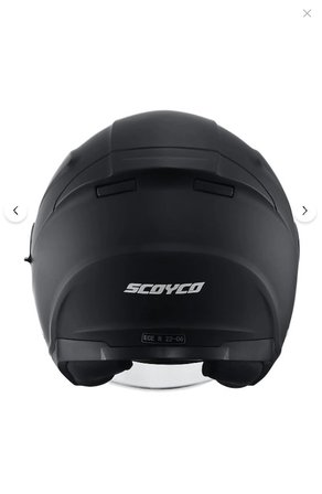 Scoyco OF-669 MAT SİYAH YARIM KASK -obsidian- (GÜNEŞ VİZÖRLÜ)