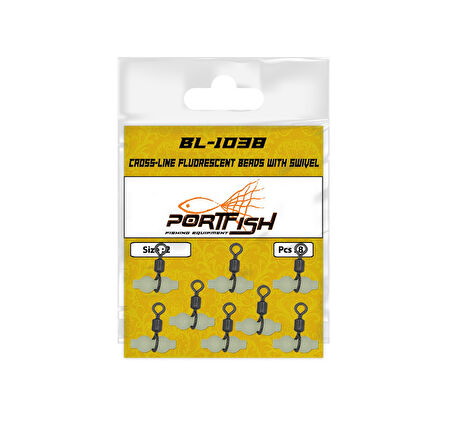 Portfish BL-1038 Üçlü Fosforlu Gezer Fırdöndü No:6