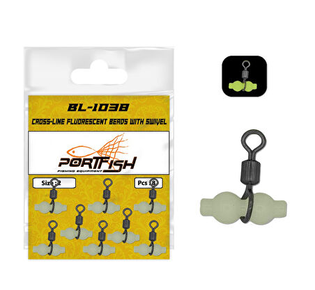 Portfish BL-1038 Üçlü Fosforlu Gezer Fırdöndü No:6