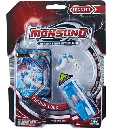 MONSUNO, Lisanslı Fusion Lock Figür, Fırlatma Kapsülü ve Oyun Kartı