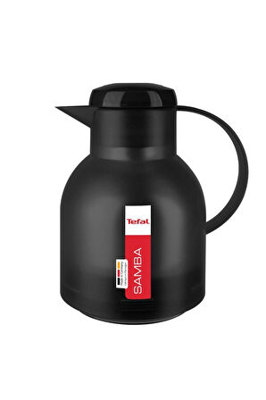 Tefal K3033312 Samba Powder Paslanmaz Çelik Isı Yalıtımlı 1 Litre Termos [Siyah] - 3100518232