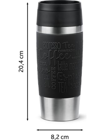 Tefal Travel Mug Termos - Siyah - 0,36 Litre