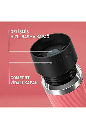 Travel Mug Easy Twist Termos Kırmızı - 0,36 Litre