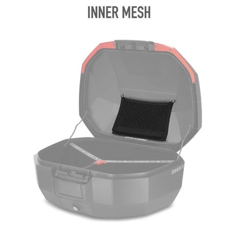 SHAD SH51 Karbon Kapaklı Motosiklet Topcase Arka Çanta 51L D0B51106