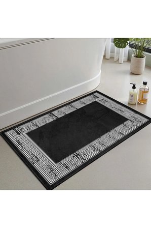 Banyo Paspası, Yumuşak Banyo Halısı, Kaymaz Dot Tabanlı, Yıkanabilir - 60x100