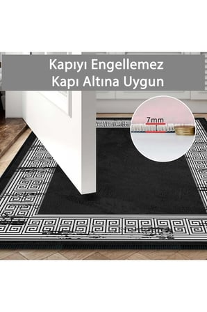 Banyo Paspası, Yumuşak Banyo Halısı, Kaymaz Dot Tabanlı, Yıkanabilir - 60x100