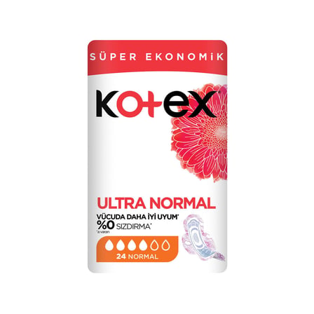 Kotex Ultra Süper Ekonomik Paket Normal 24'lü - 3 Adet