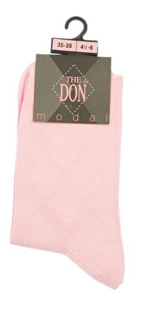 The DON Modal Kadın Soket Çorap TDSCS0901 Pembe