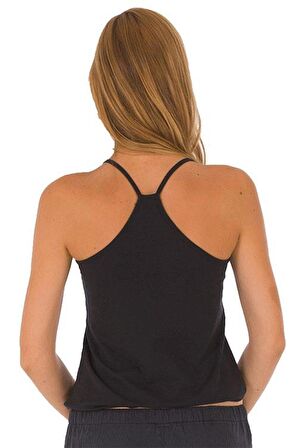 The DON Camisole İp Askılı Kadın Atlet Siyah