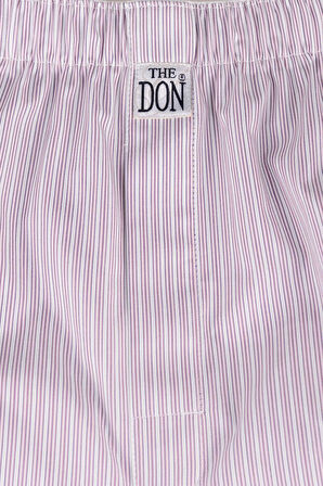 The DON Poplin Erkek Boxer Lilac Çizgili