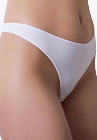 The DON G-String Kadın Slip Beyaz