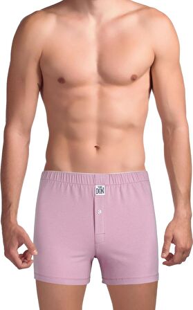 The DON Organik Jersey Penye-Örme Erkek Boxer Leylak