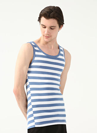 The Don Beyaz Melanj Erkek İç Giyim Atlet 100TDNATL007039