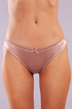 Golshan Gitana Mini String, Kadın Dantelli Bakır Külot