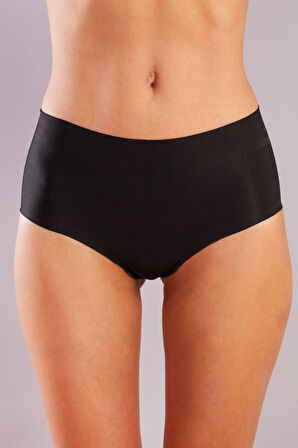 Golshan Girdle İnvisible Slip, İz Yapmayan Görünmez Lazer Kesim Siyah Külot