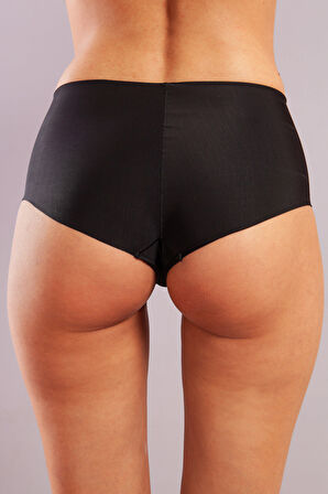 Golshan Girdle İnvisible Slip, İz Yapmayan Görünmez Lazer Kesim Siyah Külot