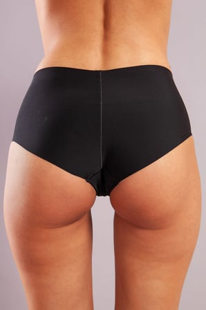 Golshan Girdle İnvisible Slip, İz Yapmayan Görünmez Lazer Kesim Siyah Külot
