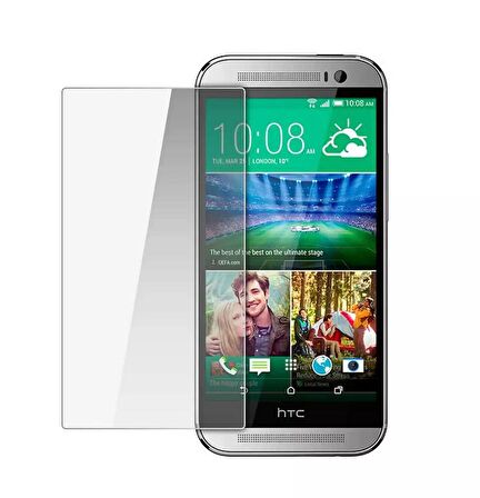 HTC One M9 0.3Mm 2.5D Tempered Glass Ekran Koruyucu Cam