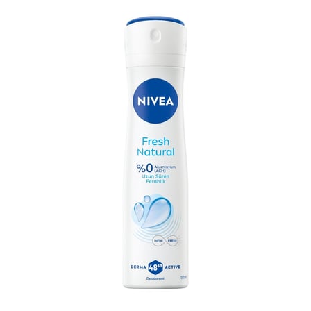 Nivea Kadın Sprey Deodorant Fresh Natural 150 Ml - 7 Adet