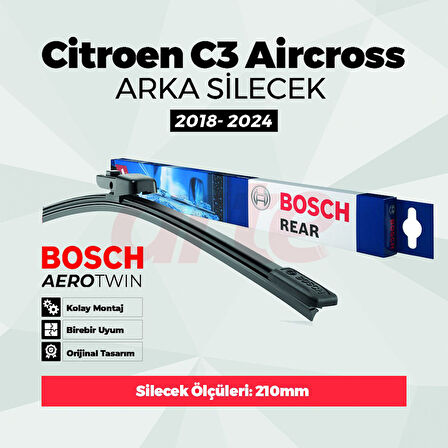 Citroen C3 Aircross 2028-2024 Bosch Rear Arka Silecek