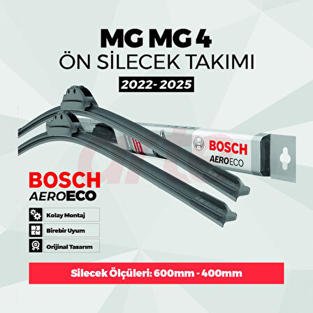 MG MG 4 Bosch Aeroeco Ön Silecek Takımı 2022-2025