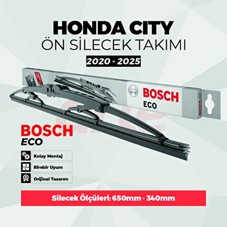 Honda City 2020-2025 Ön Silecek Takımı Bosch ECO