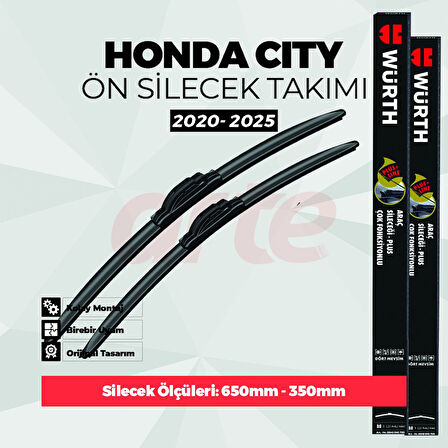 Honda City Würth Flatblade PLUS Ön Silecek Takımı (2020-2025)