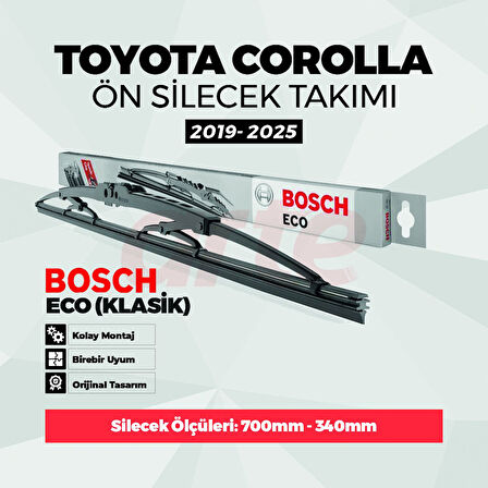 Toyota Corolla Bosch ECO Ön Silecek Takımı 201-2025