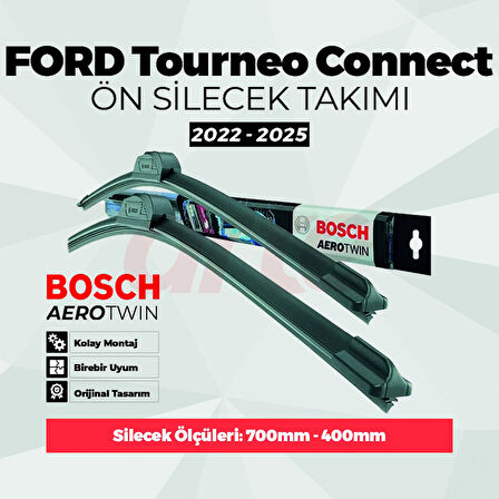 FORD Tourneo Connect III Şub. 2022-2025 Bosch Aerotwin Ön Silecek Takımı