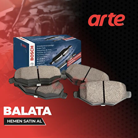 Toyota RAV4 2008-2013 Uyumlu Bosch Ön Fren Balatası