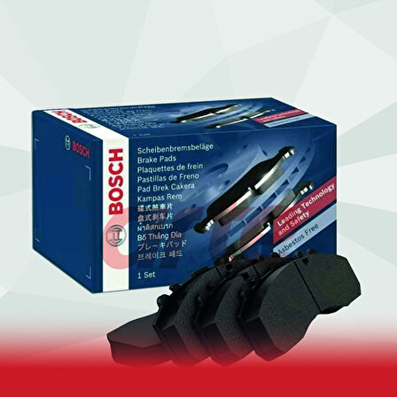 Nissan Qashqai (2014-2021) Uyumlu | Bosch Arka Fren Balatası %100 Orijinal |