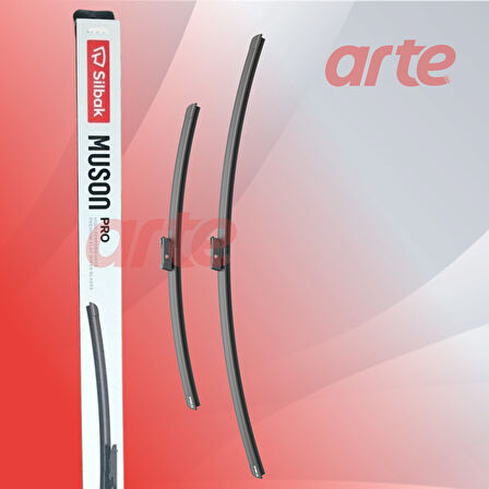 Volkswagen Golf 7 / Golf 8 (2012–2024) Uyumlu | Silbak Ön Cam Silecek Takımı | 2’li Set | %100 Yerli Üretim