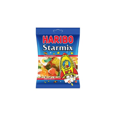 Haribo Yumuşak Şeker 80 G Star Mıx - Meyveli ve Yıldız Şeklinde Lezzetler 2'li Ekonomik Paket - 2 Adet