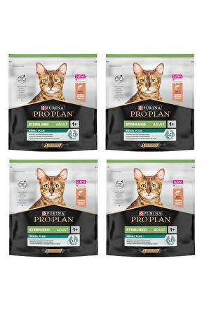 Pro Plan Renal Plus Sterilesed Somonlu Kısırlaştırılmış Kedi Maması 400 Gr. X 4 Paket