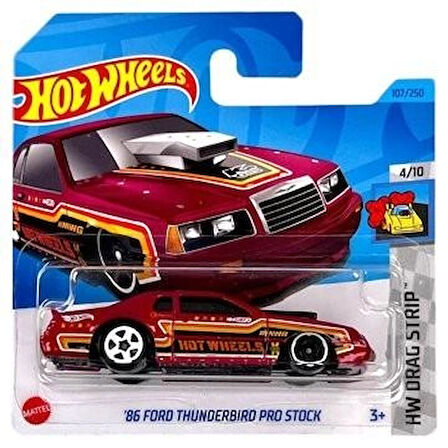 Hot Wheels Regular '86 Ford Thunderbırd Pro Stock