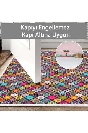 Banyo Paspası, Yumuşak Banyo Halısı, Kaymaz Dot Tabanlı, Yıkanabilir - 60x100