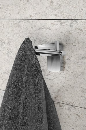 Premium İkili Bornoz Askılık + Uzun Havluluk + Kapaklı Tuvalet Kağıtlık Banyo Seti
