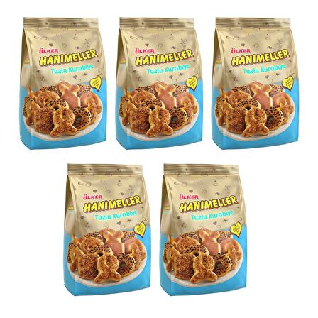 Ülker Hanımeller Karışık Tuzlu Kurabiye 150 Gr x 5 Adet