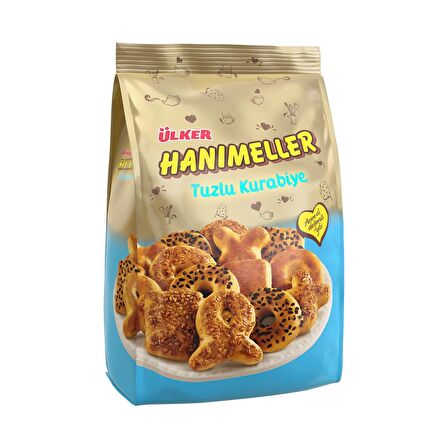 Ülker Hanımeller Karışık Tuzlu Kurabiye 150 Gr x 5 Adet